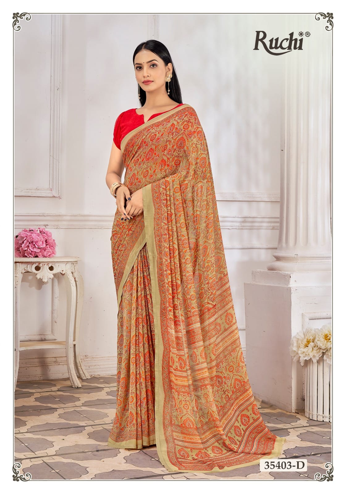 Ragaa Georgette Vol 10 By Ruchi Daily Wear Sarees Wholesale Market In Surat

